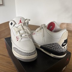 Jordan Air Jordan 3 Leather Sneakers White/Gray/Black/Red