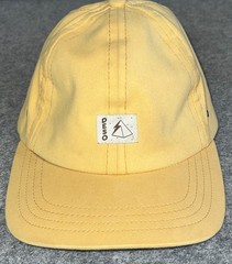 DESO TAMARACK 6-PANEL HAT Hiking Travel Yellow Made USA Adjustable Hat