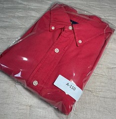 Ralph Lauren Polo Long Sleeve Casual Shirt 2XB Red Spring Summer Fall