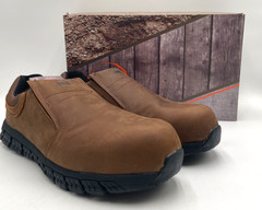 Hoss SLIPKNOT II SD Men’s NEW Slip-On Work Shoe Brown Multiple Sizes NIB