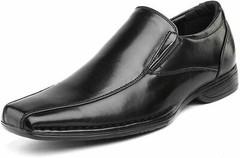 Men’s Oxford Shoes Square Toe Loafers Formal Slip On Dress Shoes