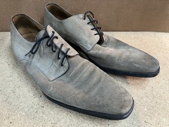 Magnanni Colo Derby Shoes 13275 Brown Suede Leather Dress Shoes Oxfords Sz 10 M